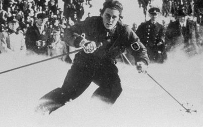 Christl Cranz, a esquiadora acusada de colaborar com os Nazistas.