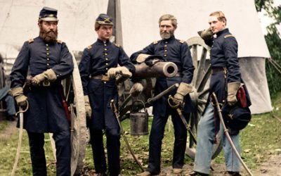 A guerra civil americana a cores