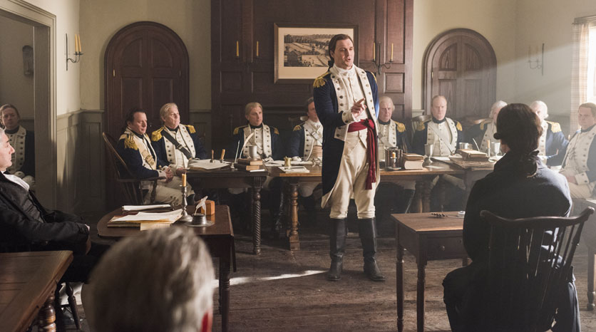 Benedict Arnold (Owain Yeoman) Episódio 7 Foto de Antony Platt/AMC
