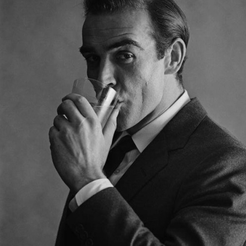 sean connery drinking